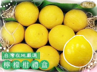 台灣精品 - 在地嚴選 檸檬柑 12入禮盒 - 台灣精緻水果禮盒 營養滿分 水果禮盒推薦 農林水果
